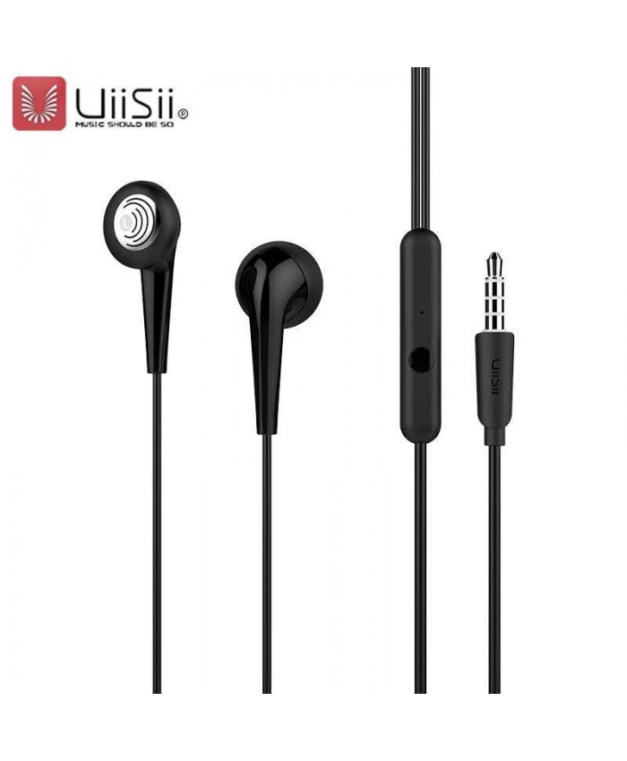UiiSii U6 Stereo Deep Bass Earphones with Dynamic Driver Unit Highly Sensitive Mic